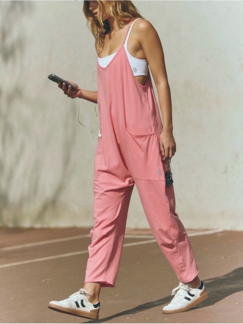 FP Movement by Free People Hot Shot Onesie Hibiscus